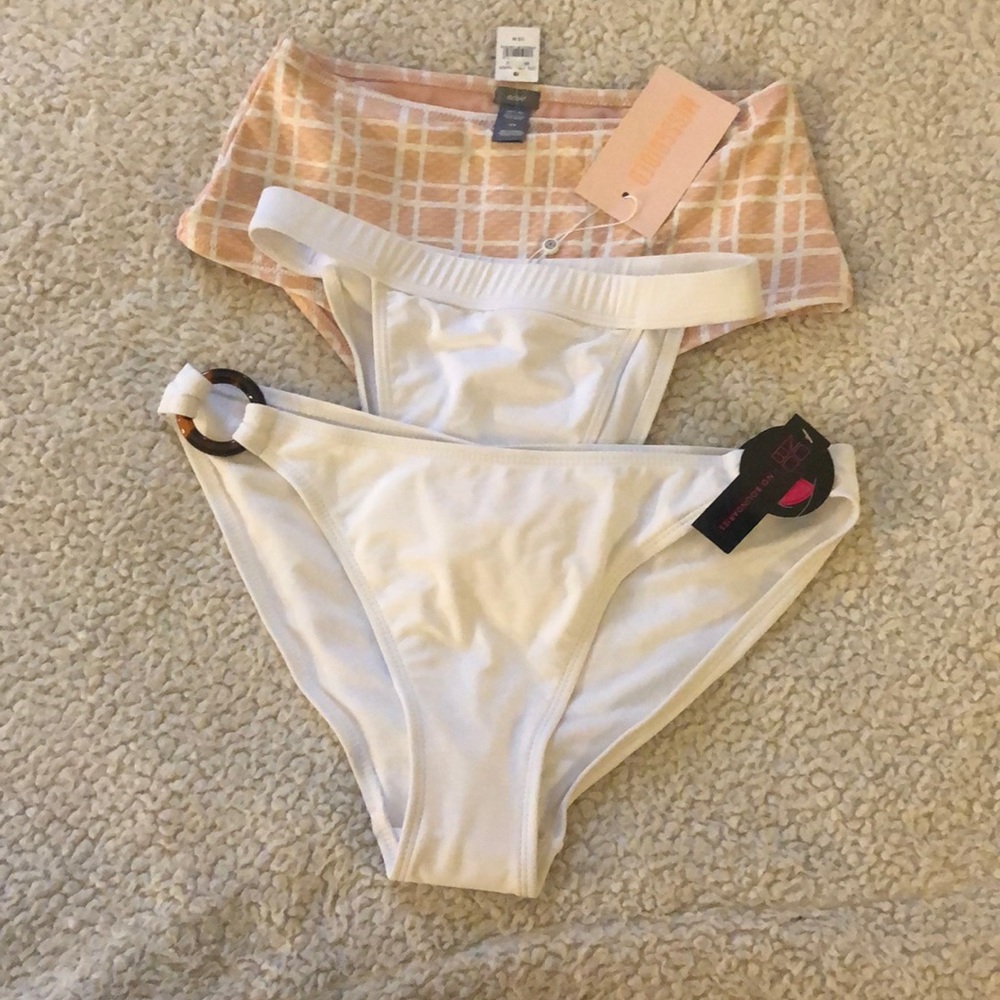 Bikini Bottoms Lot of 3 NWT Medium
